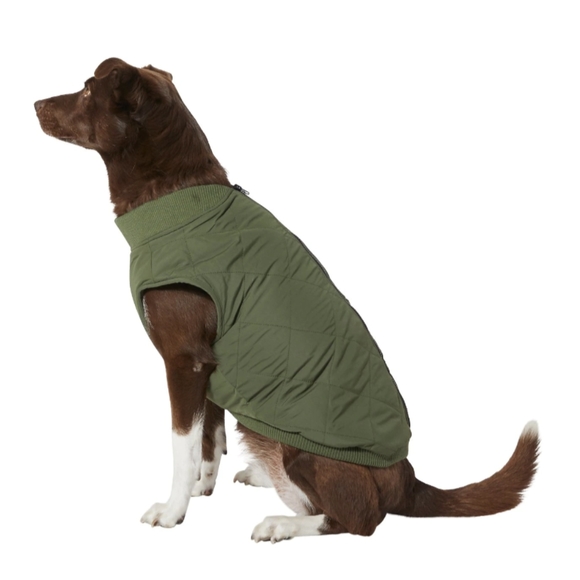 Frisco Dog Bomber Jacket Medium Green - Picture 13 of 14